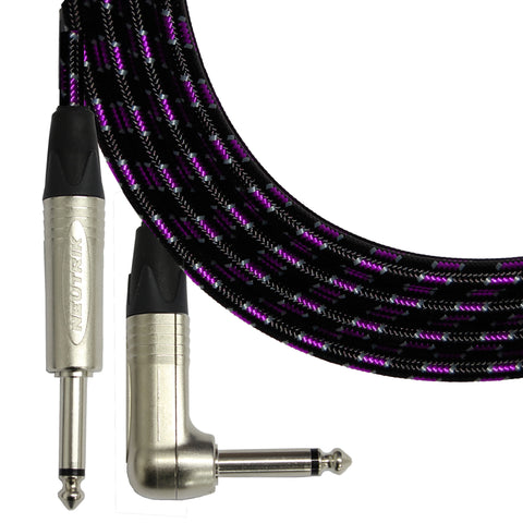 N-Flex Series Guitar Cable - Straight Plug-Right Angle Plug