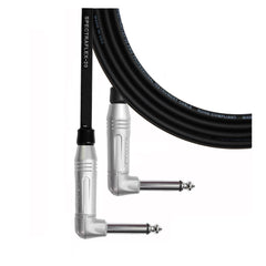 Baldee Guitar Cable - Dual Right Angle Plugs