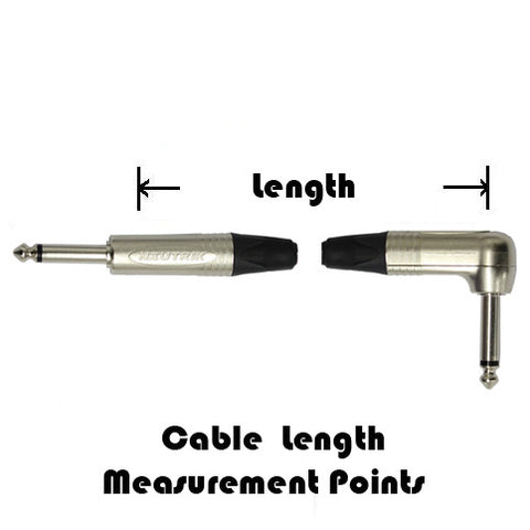 N-Flex Series Guitar Cable - Straight Plug-Right Angle Plug