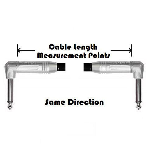 Pedal Cable Dual Right Angle Plugs