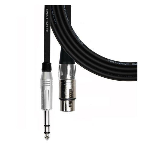 Baldee Series Stereo Straight Plug-Female XLR